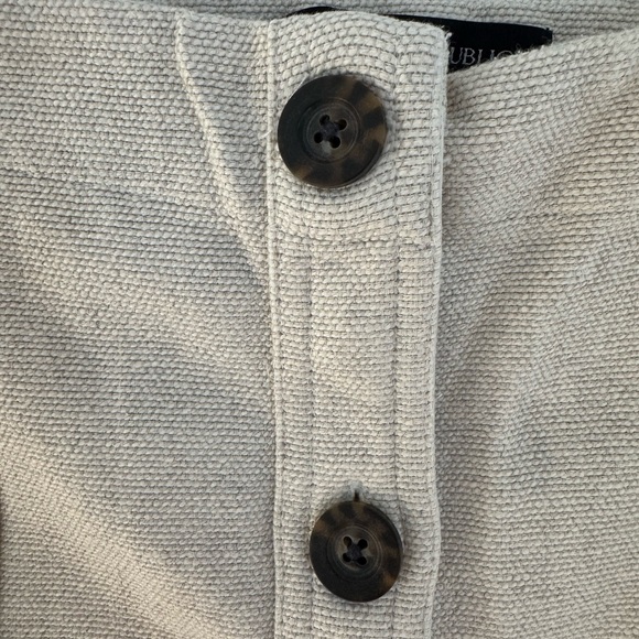 BANANA REPUBLIC Women’s Button Down Linen Skirt // Size 4 - Picture 2 of 6